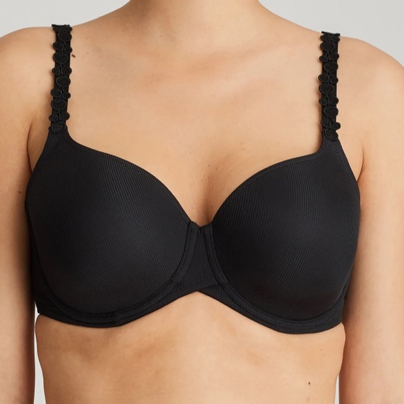 Primadonna twist bra 34G 34 G 4D DDDD new black foam lined prima Donna lingerie - Picture 4 of 14